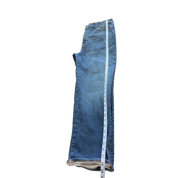 J.Crew Indigo Wash Signature Stretch High Rise Stovepipe Straight Jean Size 31 - Picture 11 of 11